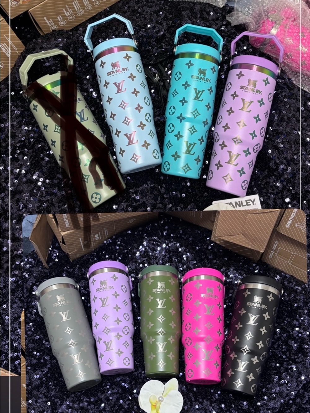 (Pick your color)🌺30oz Stanley Designer Tumblers in Vibrant Colors
